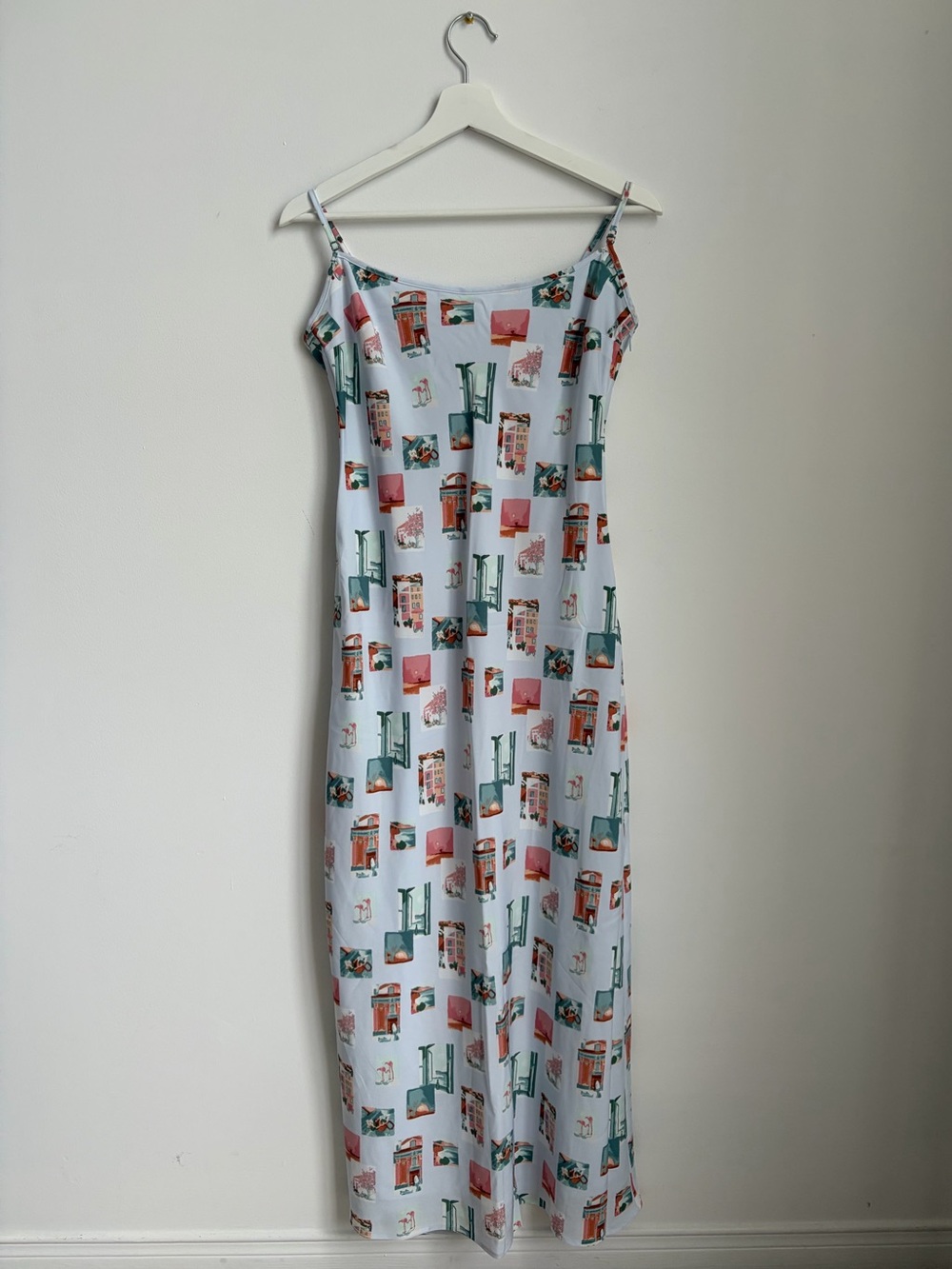 Abercrombie & Fitch Printed Slip Maxi Dress